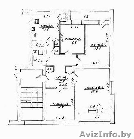 4-х комнатная квартира в аг. Волпа Волковысского района Гродненской области - Изображение #1, Объявление #1256938