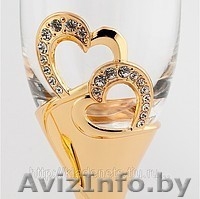 Свадебные Бокалы. Бокалы со стразами Swarovski - Изображение #4, Объявление #891430