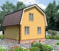 Дом из бруса сруб Егор 6х6 установка на заказ - Изображение #1, Объявление #1623419
