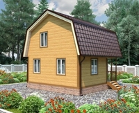 Дом из бруса сруб Егор 6х6 установка на заказ - Изображение #3, Объявление #1623419