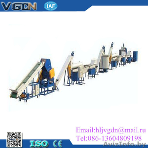 Линия для  переработки дробилки и мойки ПЭТ бутылок