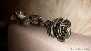 кованая роза в подарок на 8Марта - Изображение #5, Объявление #1381315