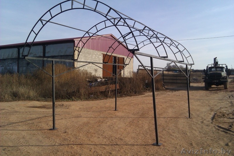 Навес из поликарбоната для автомобиля  - Изображение #3, Объявление #1478093