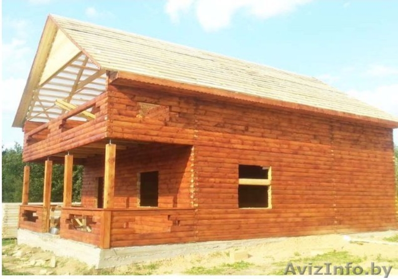 Дом-Баня из бруса готовые срубы с установкой-10 дней Волковыск - Изображение #1, Объявление #1616392